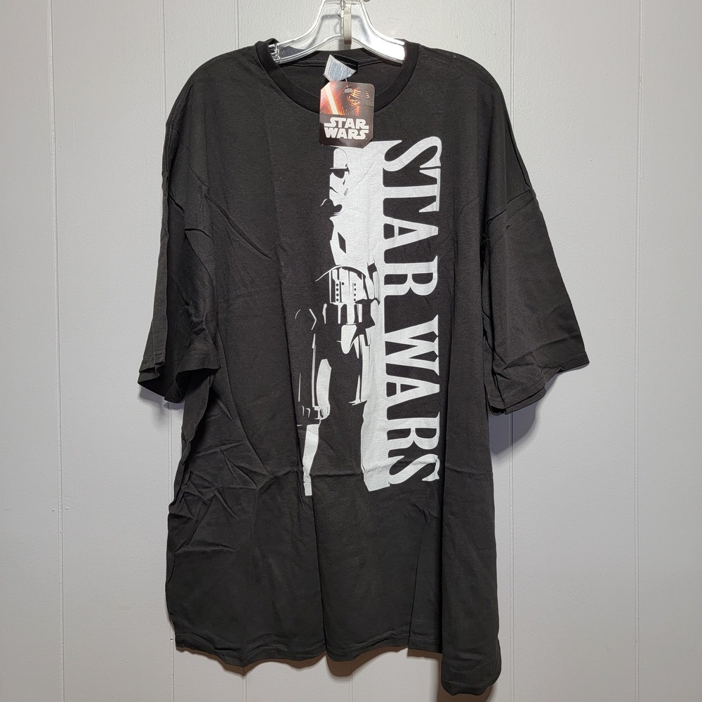 Star Wars Stormtrooper Graphic T-Shirt Mens 4XL Black NWT Short Sleeve